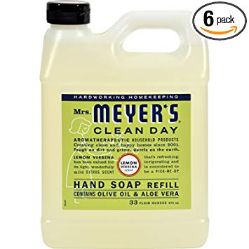 Earth Friendly, Mrs. Meyers Liquid Hand Soap Refill 33 Oz Lemon Verbena Scent - Pack of 6