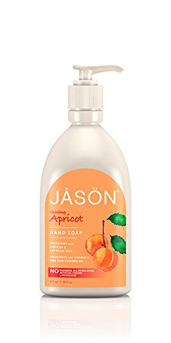 Jason Pure Natural Hand Soap Glowing Apricot, 16 Fluid Ounce