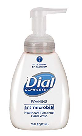 Dial Complete 81075 Healthcare Antimicrobial Foaming Hand Wash with Lotion, 7.5 oz Tabletop Pump (Case of 12)