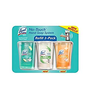 Lysol Healthy No-touch Hand Soap System Refill, 25.5 Fl. Oz., 3-pk