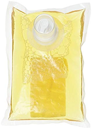 EZ Foam 68941 Anti-Bacterial Hand Soap Wall Refill, 1 L Capacity, Golden Amber(Pack of 6)