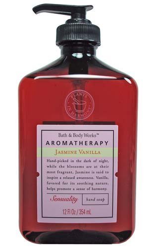Bath & Body Works Aromatherapy Jasmine and Vanilla Sensual Hand Soap 12 oz