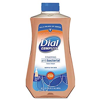 Dial Professional DIA 98976 Antimicrobial Foaming Hand Soap, Original Scent, 40 oz, Light Pink (Pack of 6)