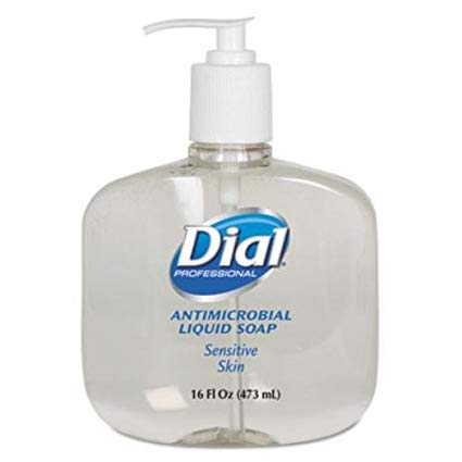 Dial� Professional Antimicrobial Soap for Sensitive Skin, 16 oz Pump