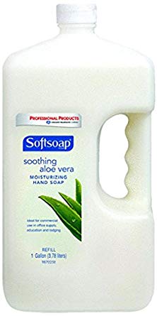 Softsoap 201900 Soothing Aloe Vera Hand Soap Refill, 1 gallon Bottle (Case of 4)