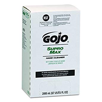 GOJO 7272-04 SUPRO Max Hand Cleaner, 2000Ml Capacity Pouch, Tan, 8.75 mm Height, 5.125 mm width, 2000 mL