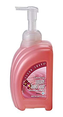 Kutol 69014 Foaming Luxury Hand Soap, 950 mL Clean Shape Pump Bottle, Pink with Tropical Fragrance (Pack of 4)