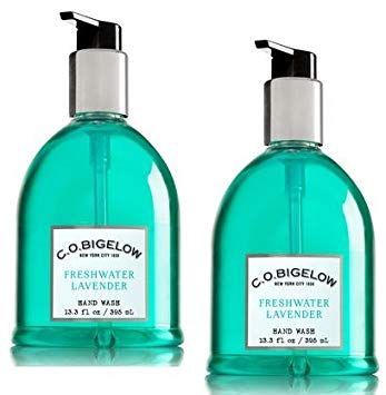 Set of 2 C.O. Bigelow Bath and Body Works Freshwater Lavender Hand Wash 13.3 Ounce Retired Scent