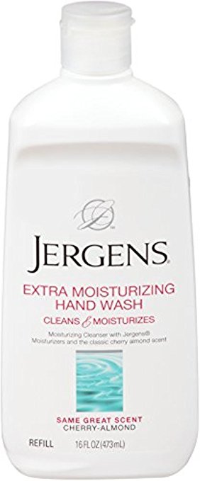 Jergens xtra Moisturizing Hand Wash Refill, Classic Cherry Almond 16 oz (Pack of 7)