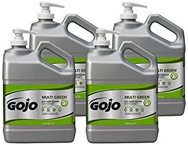 GOJO 2359-04 Multi Green Eco Hand Cleaner, 1 gal, USDA Bio Preferred Gel-Style Heavy Duty (Pack of 4)