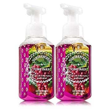 Bath&body Works Gentle Foaming Hand Soap 8.75oz. Sundrenched Vineyard Pack of 2