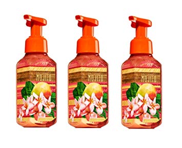 Lot of 3 Bath & Body Works Wild Mango Mojito Gentle Foaming Hand Soap 8.75 Fl Oz Each...