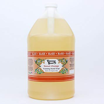 Vermont Soap Organics - Orange Foaming Hand Soap Gallon Refill