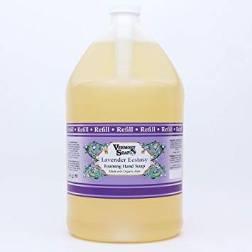 Vermont Soap Organics - Lavender Ecstasy Foaming Hand Soap Gallon Refill