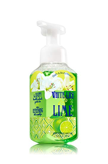 Bath & Body Works Gentle Foaming Hand Soap - WHITE LILY & LIME 