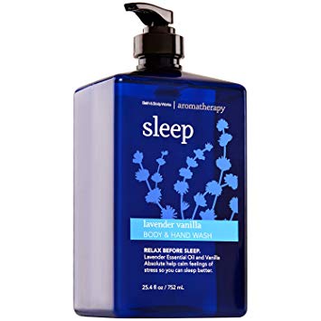 Bath & Body Works Lavender Vanilla Aromatherapy Sleep Body & Hand Wash 25.4 fl.oz