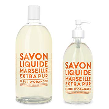 Compagnie de Provence Savon de Marseille Extra Pure Orange Blossom Liquid Soap 16.9 Fl...