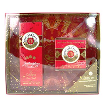 Roger & Gallet Jean Marie Farina Gift Set (Cologne 3.3 oz and Perfumed Soap 3.5 oz)