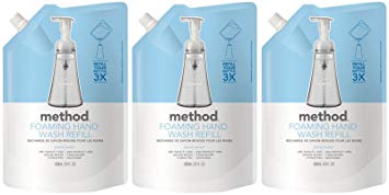 Method Foaming Hand Wash Refill Pouch, Sweet Water, 28oz, 3pk