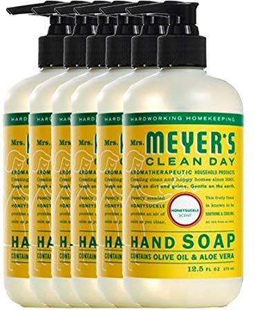 Mrs. Meyer's Mrs. Meyer's Liquid Hand Soap, Honeysuckle, 12.5 Ounce