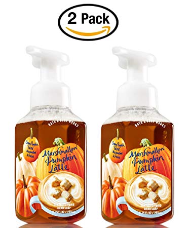 Bath & Body Works Marshmallow Pumpkin Latte Hand Soap - Pack of 2 Marshmallow Pumpkin Latte...