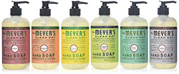 Mrs. Meyers Clean Day Liquid Hand Soap 6 Scent Variety Pack, 12.5 oz Each