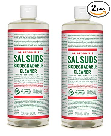 Dr. Bronner’s Sal Suds Biodegradable Cleaner – 32oz, 2 Pack