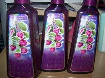 Lot of 3 Bath & Body Works Frosted Plum Berry Deep Cleansing Anti Bacterial Hand Soap 8 Fl...
