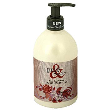 Pure & Basic Green Tea Naturals Liquid Hand Soap, Moisturizing, 12.5-Ounces (Pack of 3)