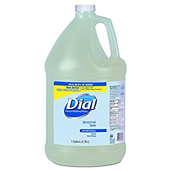 Dial Professional 82838 Antimicrobial Soap for Sensitive Skin, Floral, 1gal Bottle (Case of 4)