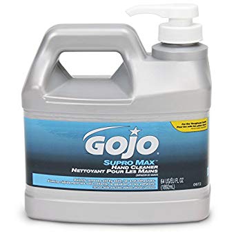 GOJO SUPRO MAX Hand Cleaner - 1/2 Gallon with Pump Dispenser