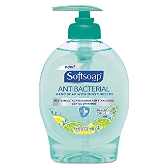 Softsoap CPC 26245 CPC26245CT Antibacterial Hand Soap, Fresh Citrus, 7.5 oz. Pump Bottle, Green/Blue (Pack of 12)