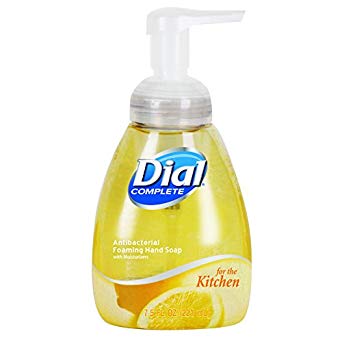 Dial Complete 06001CT Tabletop Pump Kitchen Antibacterial Foaming Hand Soap, 7.5 oz, (Case of 8)