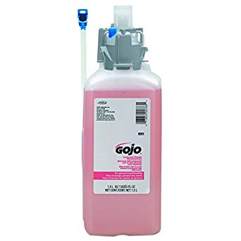 GOJO 856102CT CX & CXI Luxury Foam Hand Wash, Cranberry Liquid, 1500mL Refill (Case of 2)