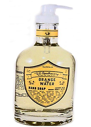 U.S. Apothecary Orange Flower Water Natural Hand Soap 12 oz/375 ML by k hall