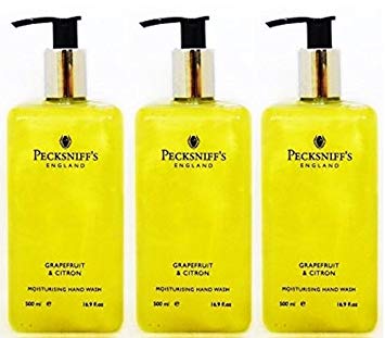 Pecksniff's Grapefruit & Citron Hand Wash 16.9 Fl Oz set of 3