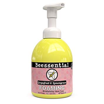 Beessential Foaming Hand Soap, Grapefruit And Lemongrass, 16 Ounce