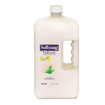 Softsoap Moisturizing Hand Soap w/Aloe, Liquid, 1 gal Refill Bottle (2 Pack)