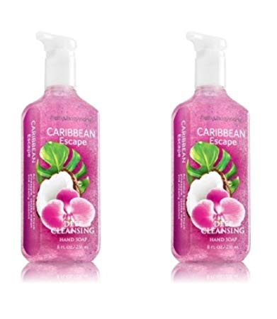 Bath & Body Works Deep Cleansing Hand Soap in Caribbean Escape (2 Pack)