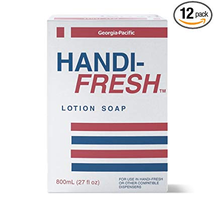 Georgia-Pacific 48113 Handi-Fresh Liquid General Purpose Soap, 800 mL (Case of 12 Boxes)