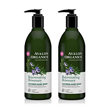 Avalon Organics Glycerin Hand Soap Rosemary With Organic Rosemary Essential Oil, Panthenol, Organic...