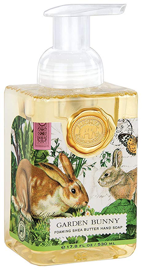 Michel Design Works Foaming Hand Soap, 17.8-Ounce, Garden Bunny