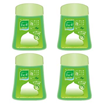 Japan Health and Beauty - Muse no-touch foam Hand Soap Refill Green Tea 250ml ¡Á 4 pieces (about 1000...