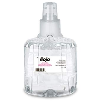 GOJO Foam Soap Handwash - Clear and Mild Foam Handwash, 1200mL Refill for GOJO LTX-12 Dispenser (Pack of 2) - 1911-02