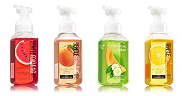 Bath and Body Works Summer Collection 4 Pack --- Watermelon Lemonade + Peach Bellini +...