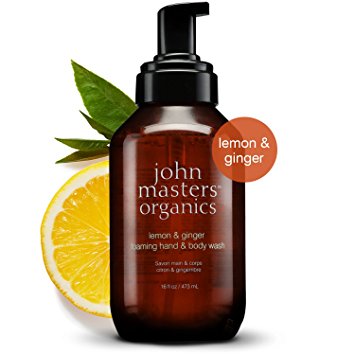 John Masters Organics - Lemon & Ginger Foaming Hand Soap & Body Wash - Gentle Moisturizing Cleanser,...