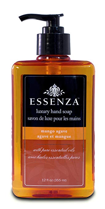 Essenza Hand Soap Mango Agave, Orange, 12 Ounce (Pack of 12)