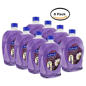 PACK of 8 - Softsoap Lavender & Chamomile Liquid Hand Soap Refill, 56 fl oz